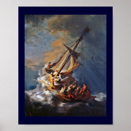 Storm on the Sea of Galilee Poster