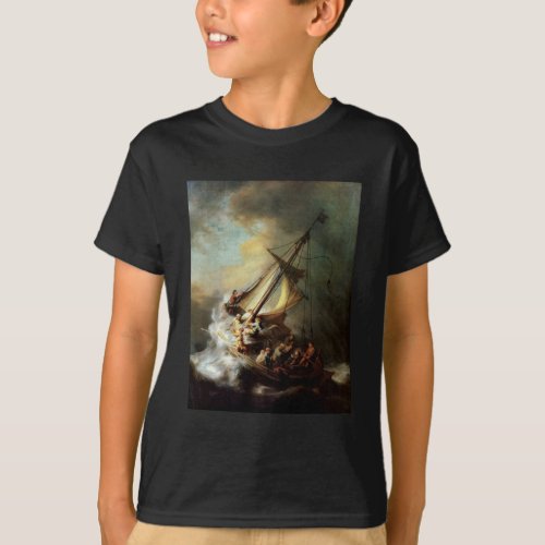Storm on the Sea of Galilee T_Shirt