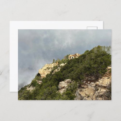 Storm Over Grand Canyon North Rim Lodge Postcard