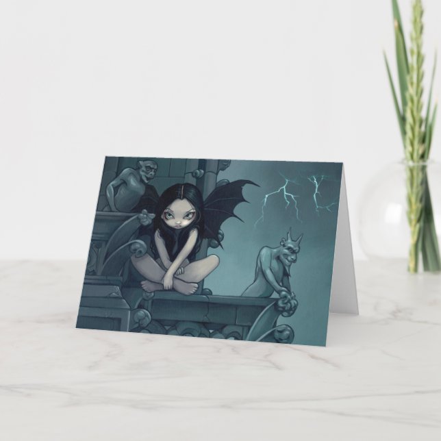 "Storm over Notre Dame" Greeting Card (Front)