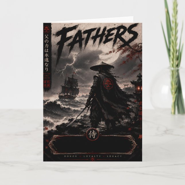 Storm Samurai Father Card (Front)