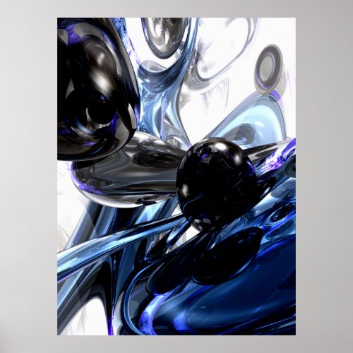 Storm Shadow Abstract Poster