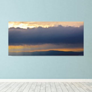 Storm Shelf Cloud Hot Springs National Park AR Canvas Print