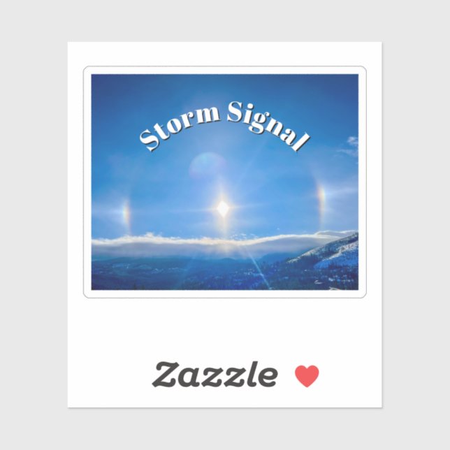 Storm Signal Sundog Sticker (Sheet)