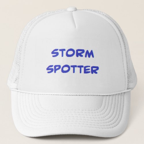 storm spotter trucker hat
