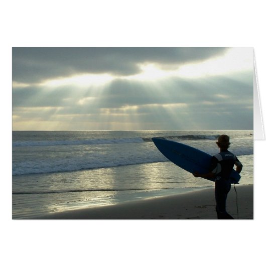 Storm Sunset Card (Front Horizontal)