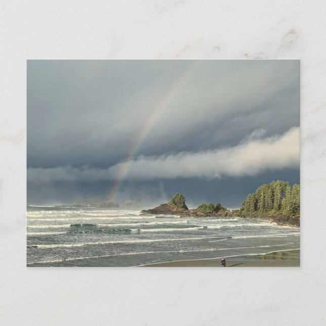 Storm Watching in Tofino British Columbia Postcard (Front)