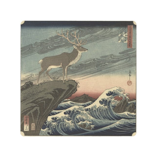 Stormbound Stag of the Tides Metal Print (Front)