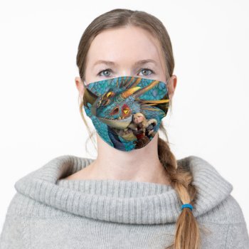 Stormfly And Astrid Adult Cloth Face Mask by howtotrainyourdragon at Zazzle