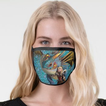 Stormfly And Astrid Face Mask by howtotrainyourdragon at Zazzle