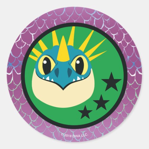 Stormfly Star Emblem Classic Round Sticker