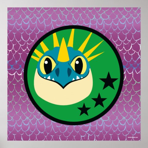 Stormfly Star Emblem Poster