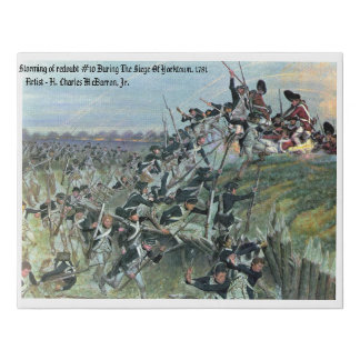 Storming of redoubt #10 Siege Of Yorktown Canvas