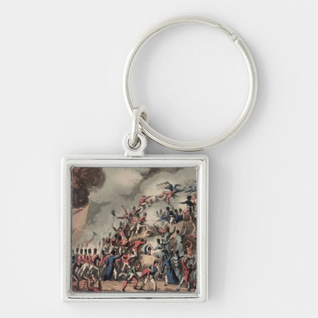 Storming of St. Sebastian, engraved by Thomas Keychain (Front)