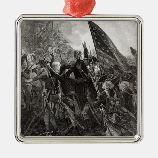 Storming of Stony Point, July 1779 Metal Ornament (Front)
