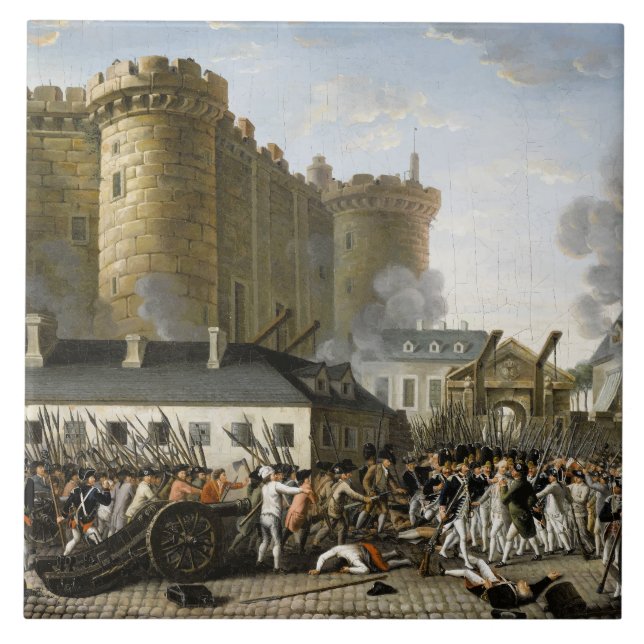 Storming of the Bastille Ceramic Tile (Front)