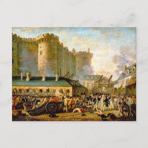 Storming the Bastille 1900 Paris Postcard