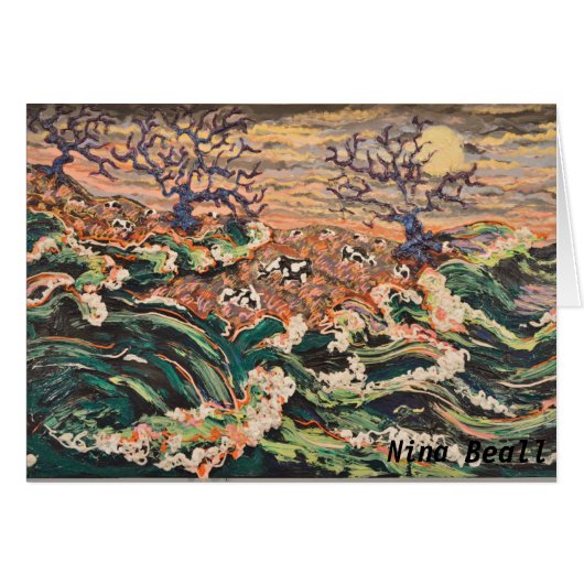 "Storms Brewing," by Nina Beall Cards (Front Horizontal)