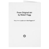 "Storm's Coming #2" Country Roads Greeting Card (Back)