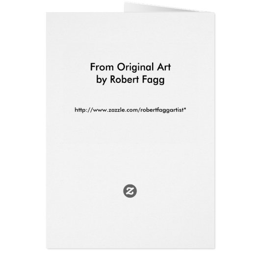 "Storm's Coming #2" Country Roads Greeting Card (Back)