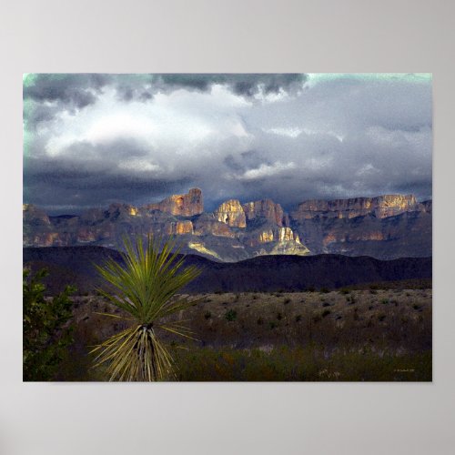 Storms Over Maderas Del Carmen Poster