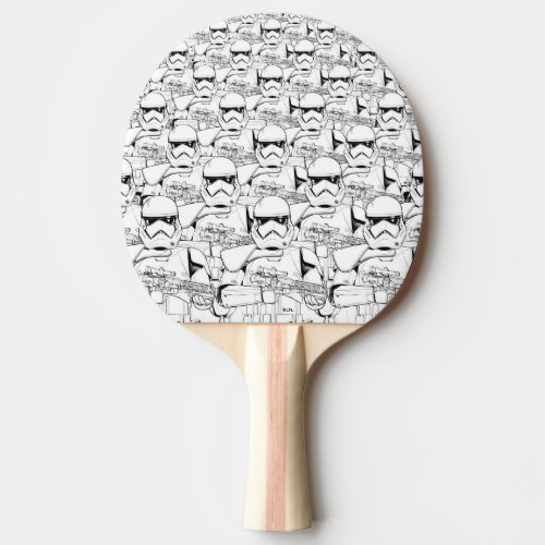 Stormtrooper Army Pattern Ping Pong Paddle