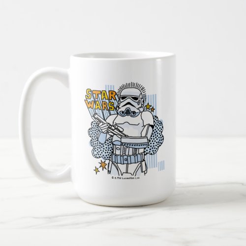 Stormtrooper Doodle Sketch Coffee Mug