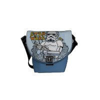 Stormtrooper Doodle Sketch Courier Bag