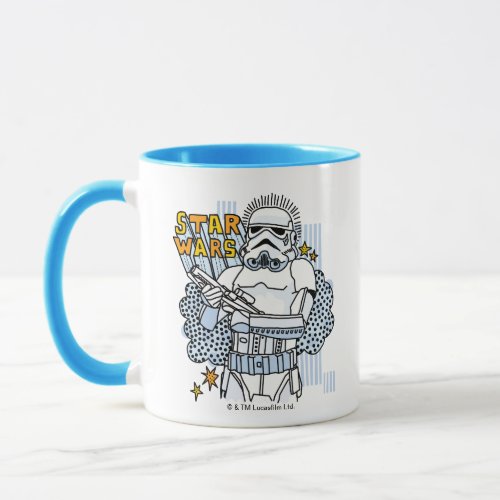 Stormtrooper Doodle Sketch Mug