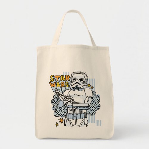 Stormtrooper Doodle Sketch Tote Bag