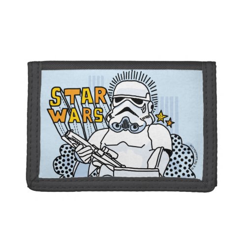 Stormtrooper Doodle Sketch Trifold Wallet