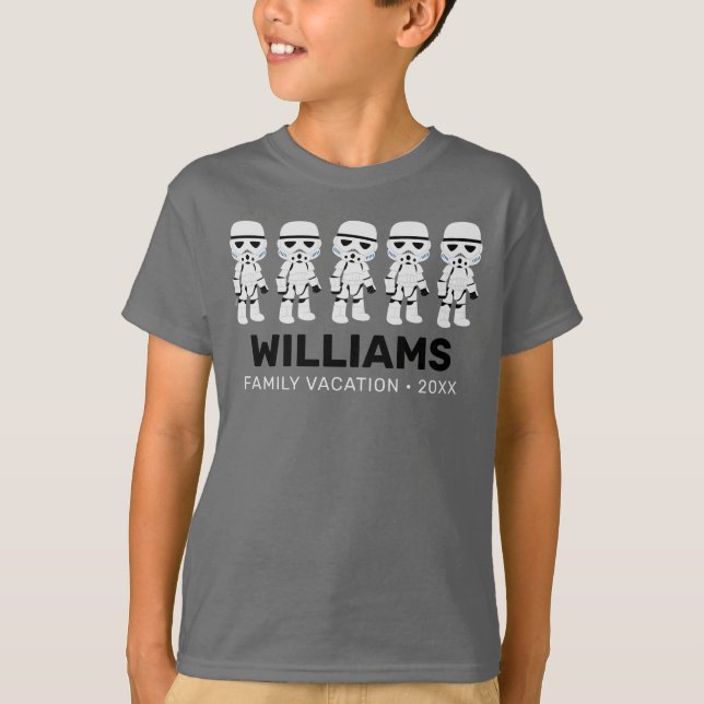 Stormtrooper Family Vacation T-Shirt (Front)