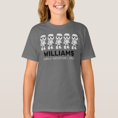 Stormtrooper Family Vacation T-Shirt