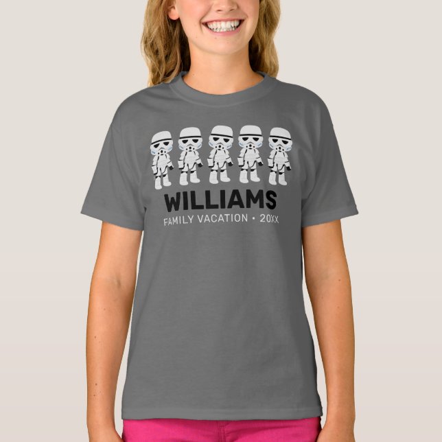 Stormtrooper Family Vacation T-Shirt (Front)