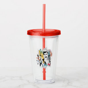 Stormtrooper Graffiti Collage Acrylic Tumbler
