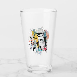 Stormtrooper Graffiti Collage Glass