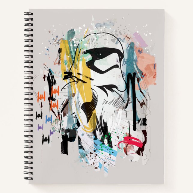 Stormtrooper Graffiti Collage Notebook (Front)