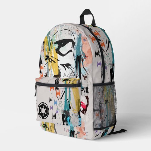 Stormtrooper Graffiti Collage Printed Backpack
