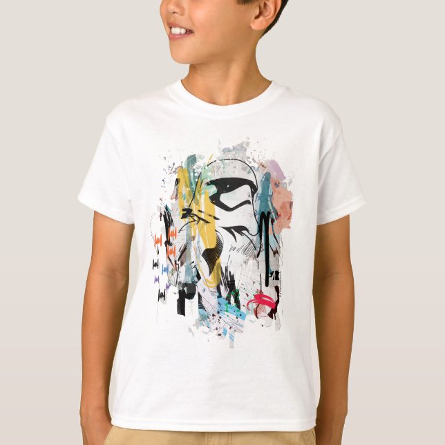 Stormtrooper Graffiti Collage T-Shirt (Front)