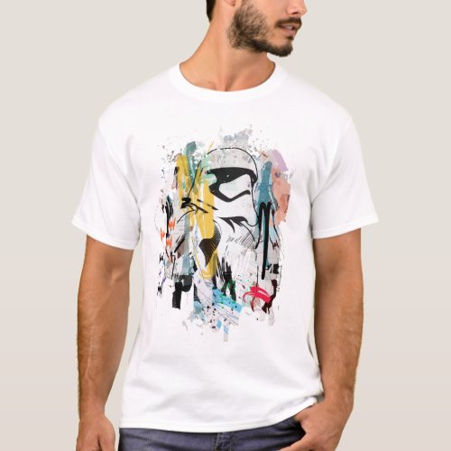 Stormtrooper Graffiti Collage T_Shirt