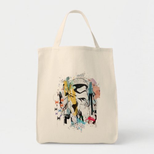Stormtrooper Graffiti Collage Tote Bag