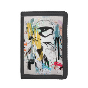 Stormtrooper Graffiti Collage Trifold Wallet