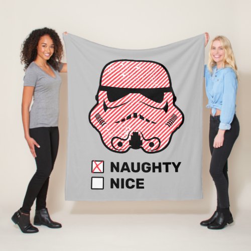 Stormtrooper  Naughty or Nice Fleece Blanket