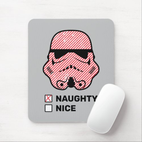Stormtrooper  Naughty or Nice Mouse Pad