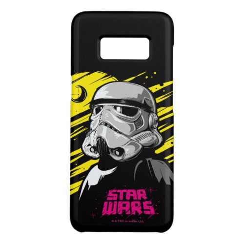 Stormtrooper Neon Death Star Sketch Case_Mate Samsung Galaxy S8 Case