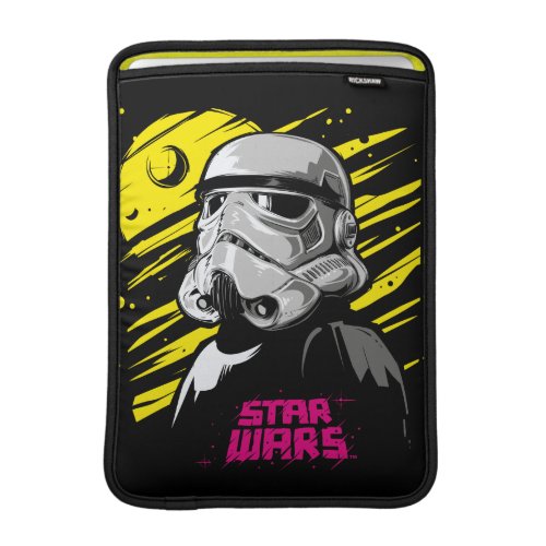 Stormtrooper Neon Death Star Sketch MacBook Air Sleeve