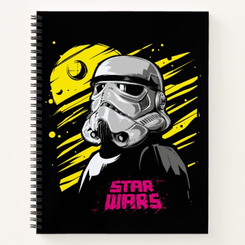 Stormtrooper Neon Death Star Sketch Notebook