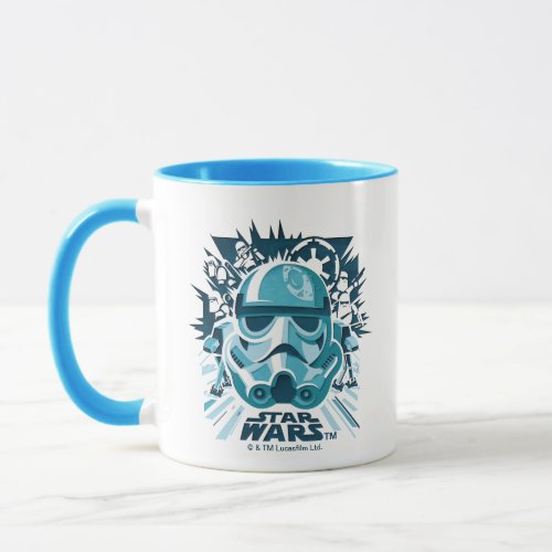 Stormtrooper Paper Cut_Out Collage Mug