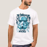 Men's Star Wars Hawaiian Print Darth Vader Helmet T-shirt : Target