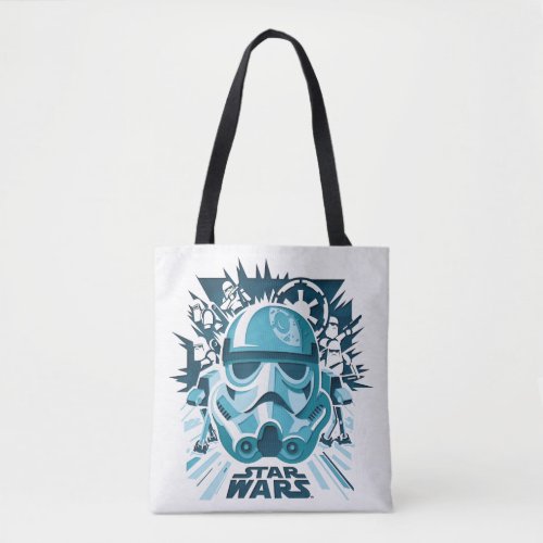 Stormtrooper Paper Cut_Out Collage Tote Bag